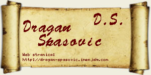 Dragan Spasović vizit kartica
